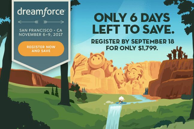Dreamforce event email