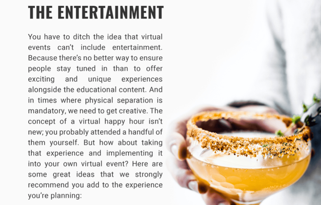 virtual event guide